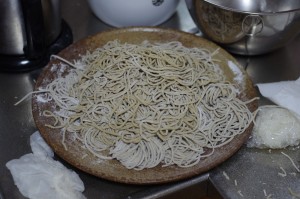 麺の出来上がり